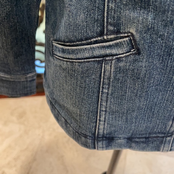 Christine Alexander jean jacket Swarovski crystals - Picture 7 of 10